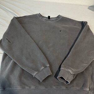 Volcom Men's Charcoal Crewneck Sweater